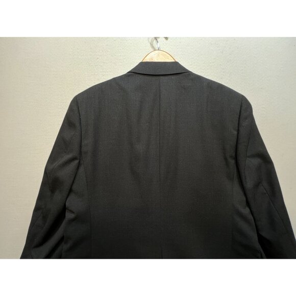 Austin Reed Men's 2 Button Wool Blazer Sport Coat Long Sleeve Size 42S Dark Gray - Picture 14 of 14